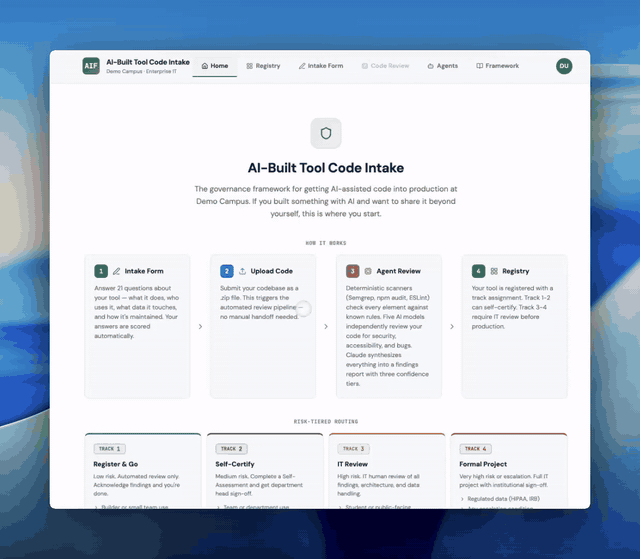 AIF demo for the entire pipeline